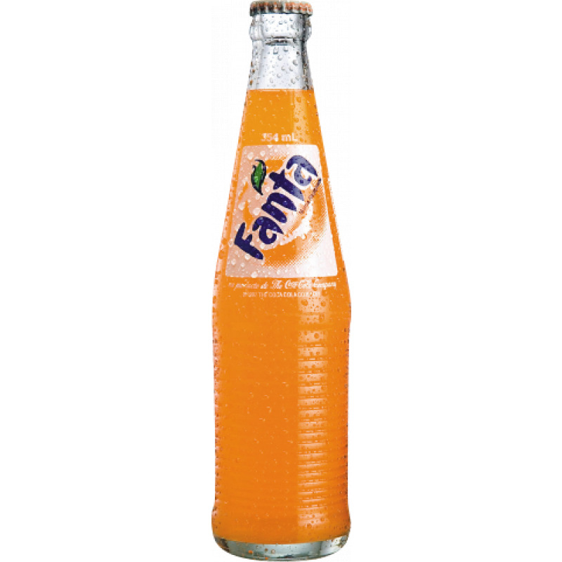 Fanta naranja vidrio 355 ml 24 piezas