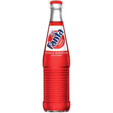 [3232] Fanta fresa vidrio 355 ml 24 piezas
